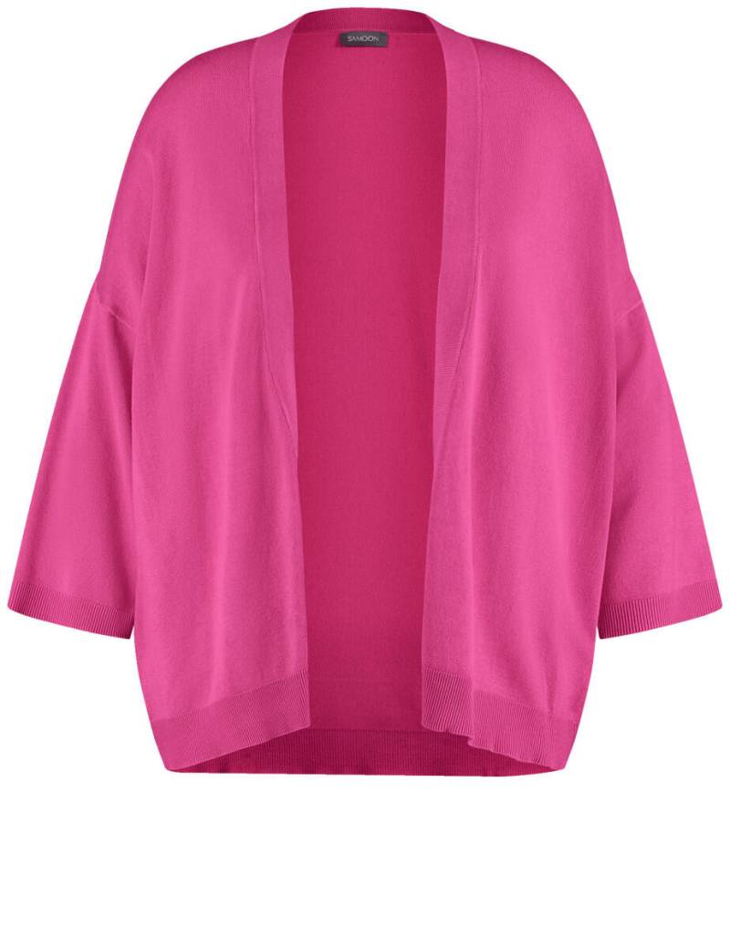 SAMOON - Strickjacke pink - Gr. - 42 von SAMOON