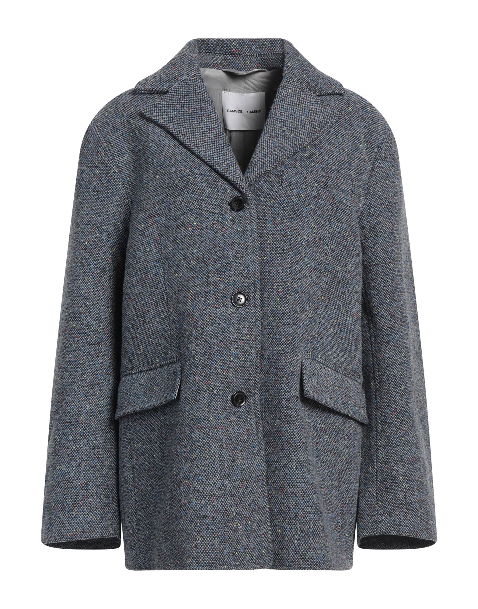 SAMSØE Φ SAMSØE Mantel Damen Taubenblau SAMSØE Φ SAMSØE Mantel Damen Taubenblau von SAMSØE Φ SAMSØE
