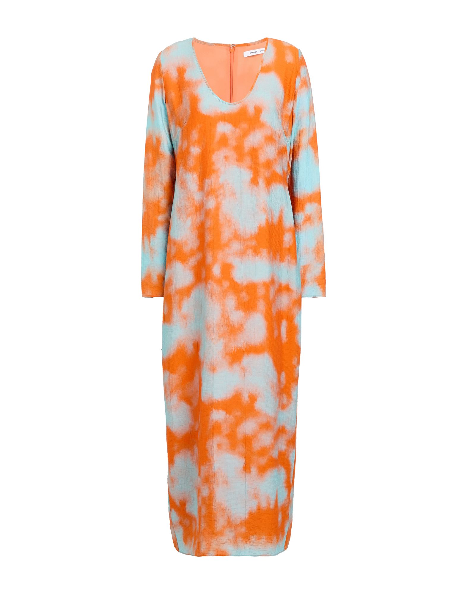 SAMSØE Φ SAMSØE Maxi-kleid Damen Orange SAMSØE Φ SAMSØE Maxi-kleid Damen Orange von SAMSØE Φ SAMSØE