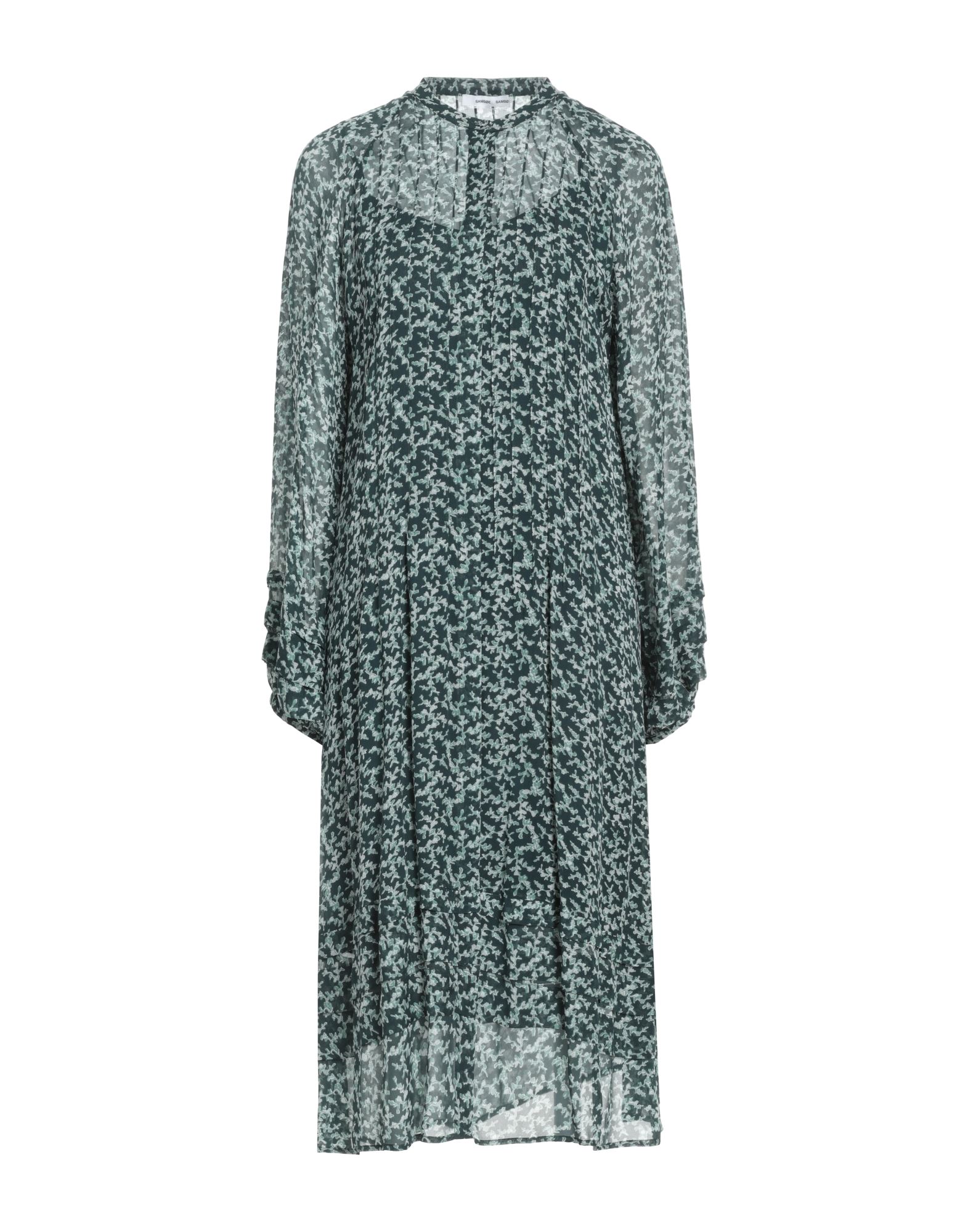 SAMSØE Φ SAMSØE Midi-kleid Damen Dunkelgrün SAMSØE Φ SAMSØE Midi-kleid Damen Dunkelgrün von SAMSØE Φ SAMSØE