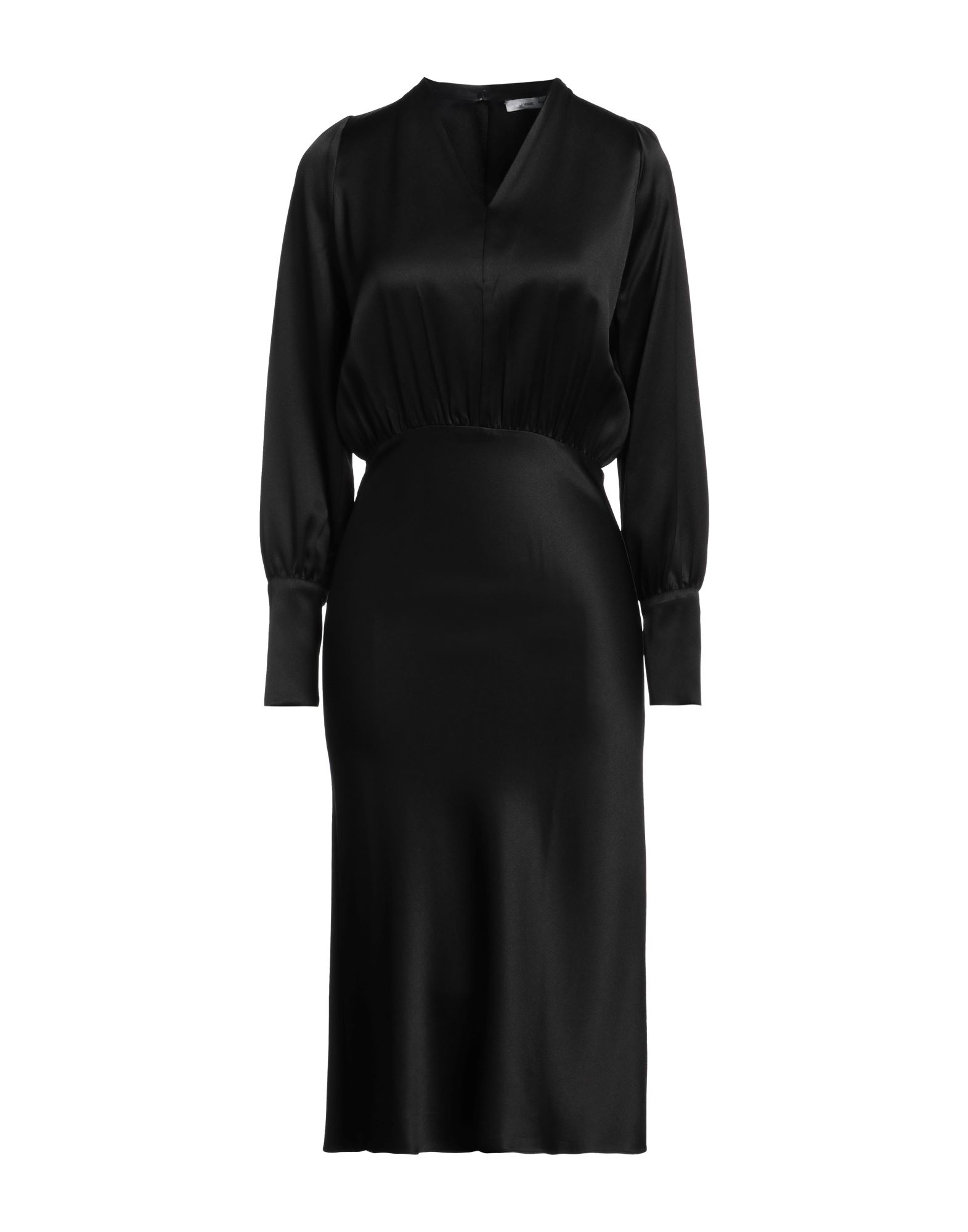 SAMSØE Φ SAMSØE Midi-kleid Damen Schwarz SAMSØE Φ SAMSØE Midi-kleid Damen Schwarz von SAMSØE Φ SAMSØE