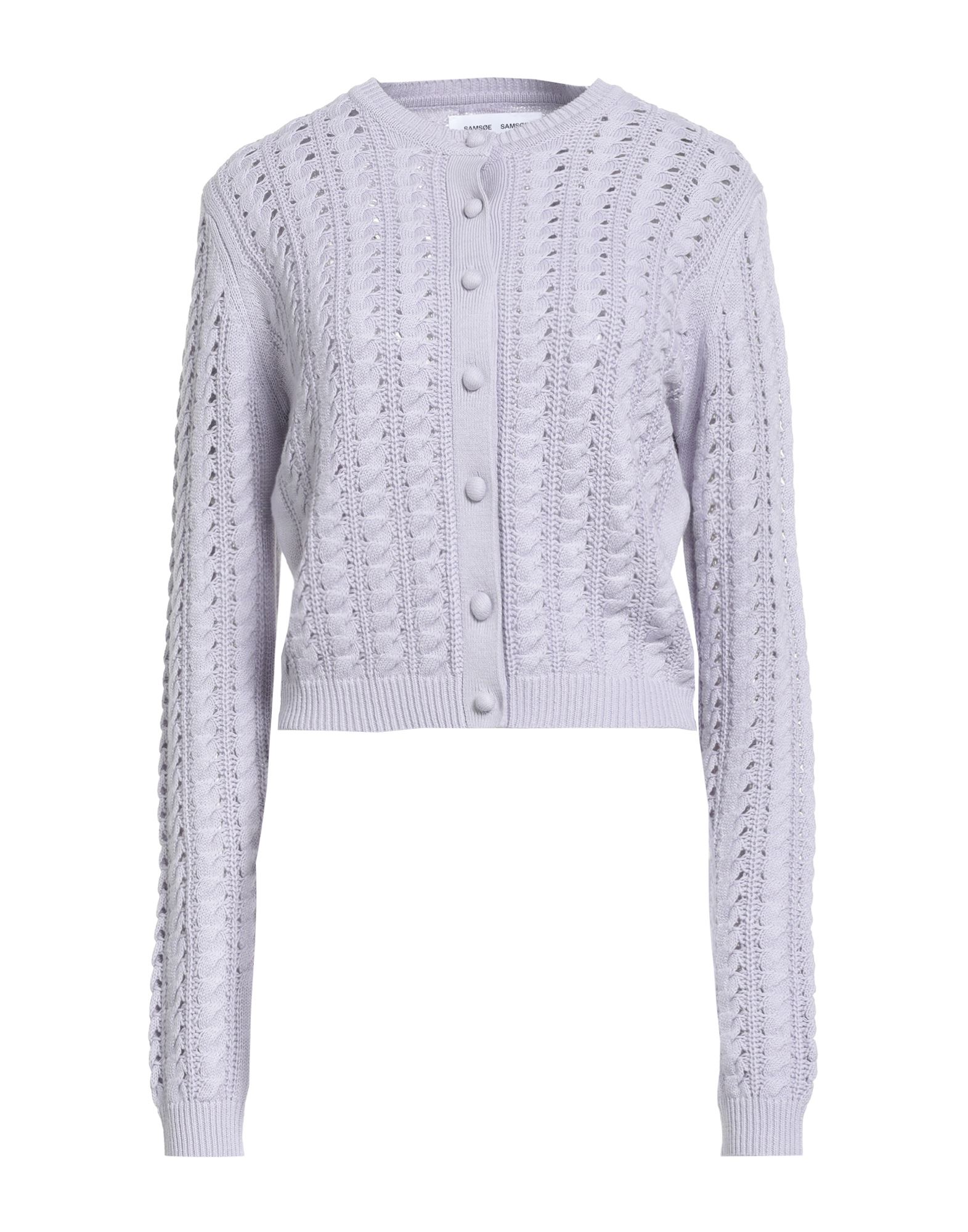 SAMSØE Φ SAMSØE Strickjacke Damen Lila von SAMSØE Φ SAMSØE