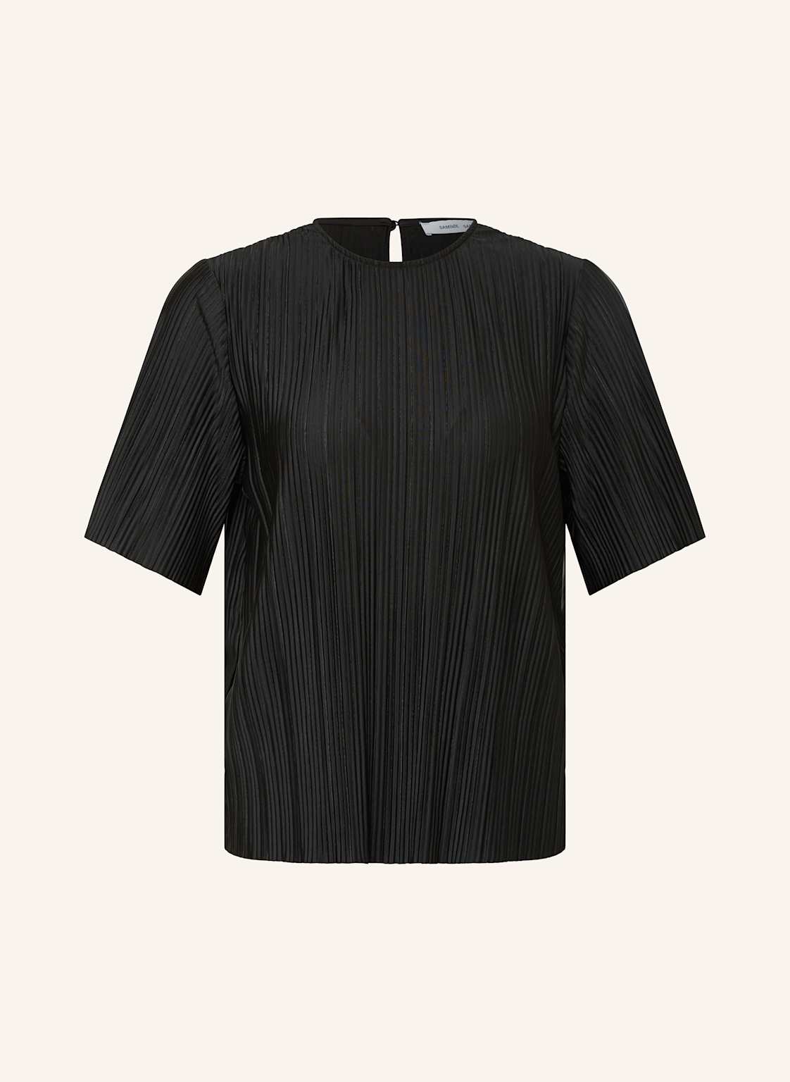 Samsøe  Samsøe Blusenshirt Sauma Mit Plissees schwarz von SAMSØE  SAMSØE