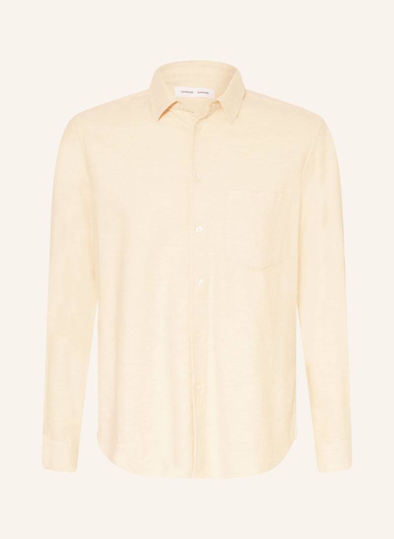 Samsøe  Samsøe Hemd Saliam Regular Fit beige von SAMSØE  SAMSØE