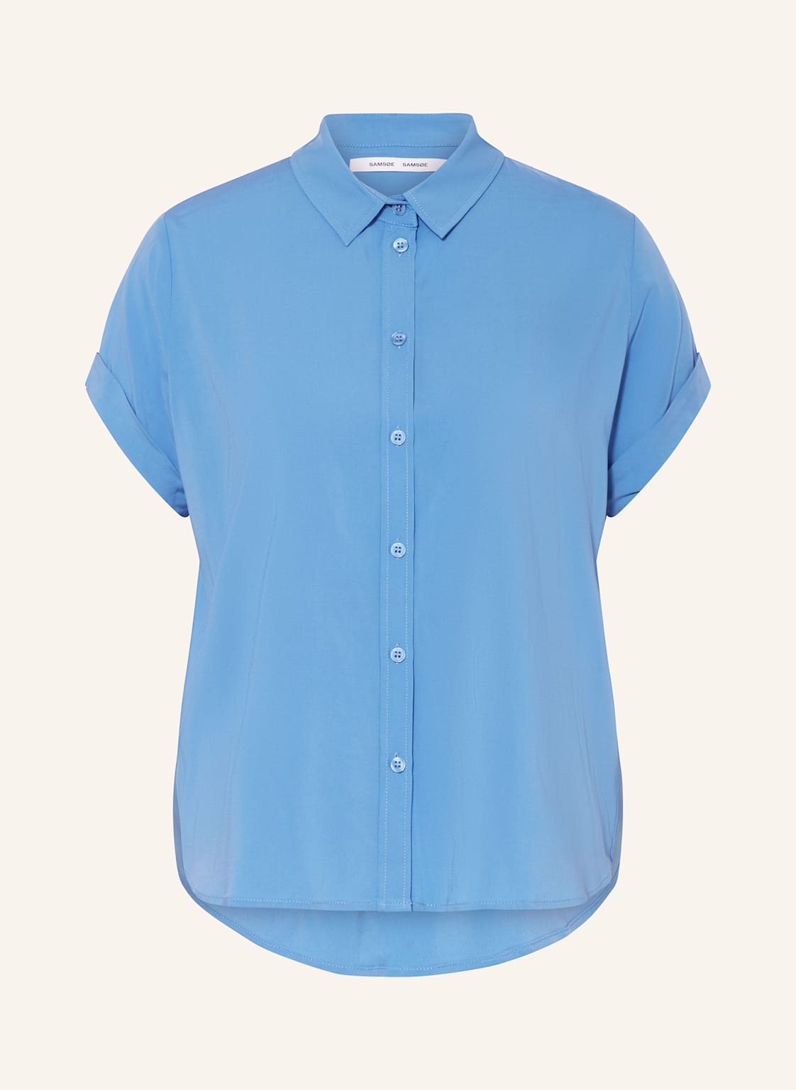 Samsøe Samsøe Hemdbluse Majan blau Samsøe Samsøe Hemdbluse Majan blau von SAMSØE SAMSØE