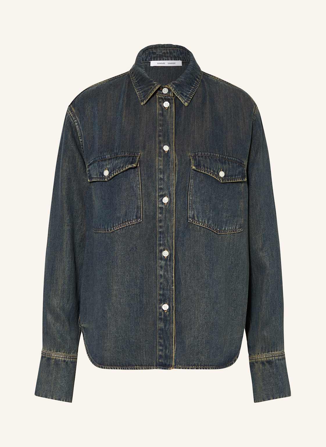Samsøe  Samsøe Jeansbluse Sabex blau von SAMSØE  SAMSØE