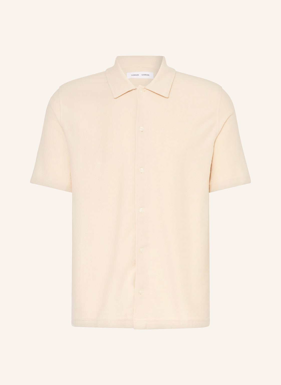 Samsøe Samsøe Kurzarm-Hemd Kvistbro Comfort Fit beige Samsøe Samsøe Kurzarm-Hemd Kvistbro Comfort Fit beige von SAMSØE SAMSØE