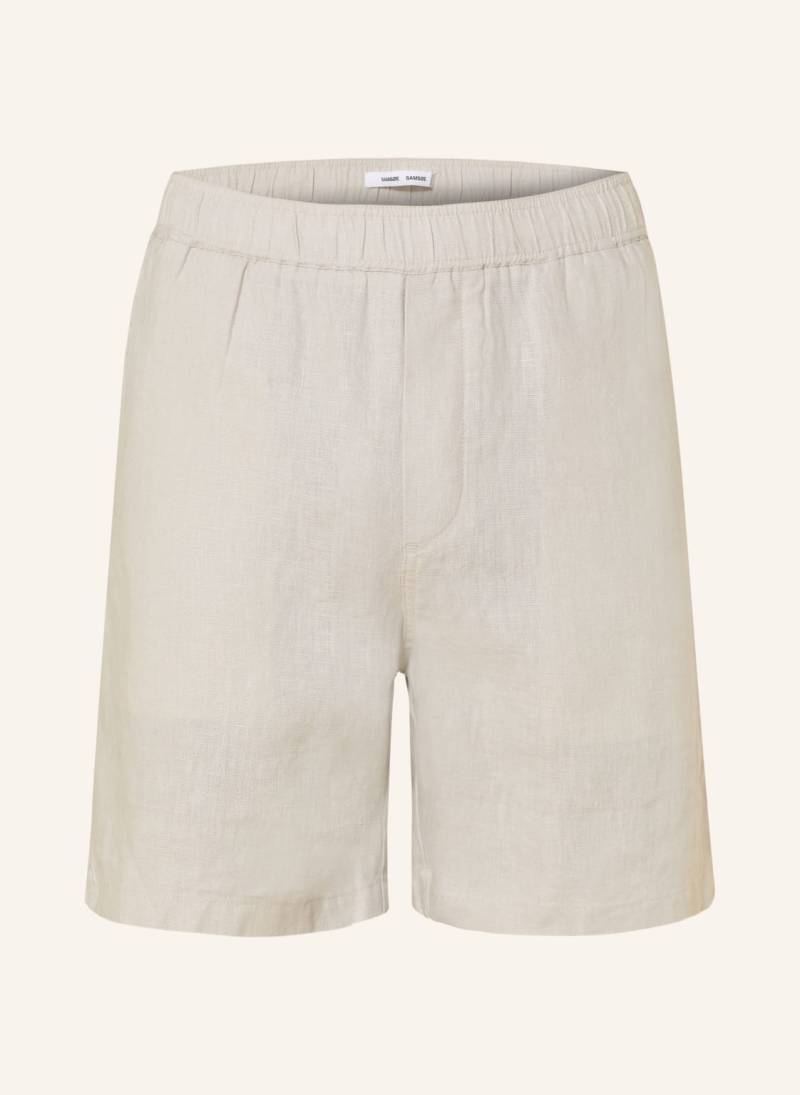 Samsøe  Samsøe Leinenshorts Sajabari beige von SAMSØE  SAMSØE