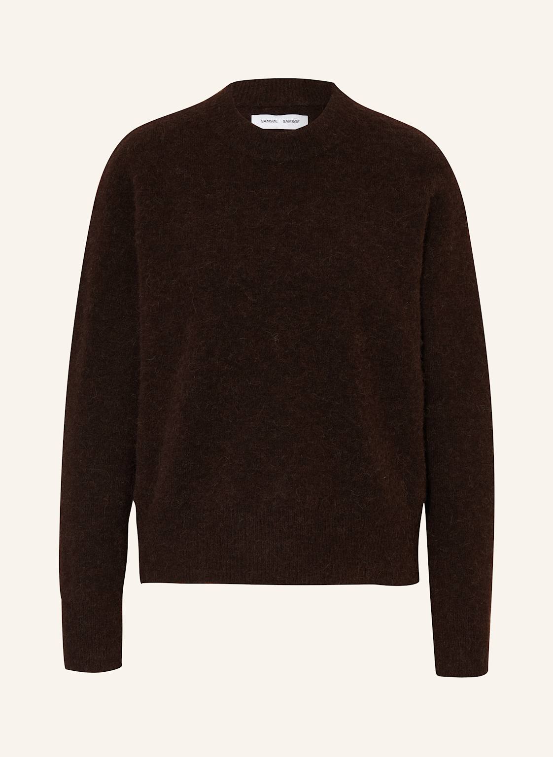 Samsøe Samsøe Pullover Anour Mit Merinowolle Und Alpaka braun Samsøe Samsøe Pullover Anour Mit Merinowolle Und Alpaka braun von SAMSØE SAMSØE