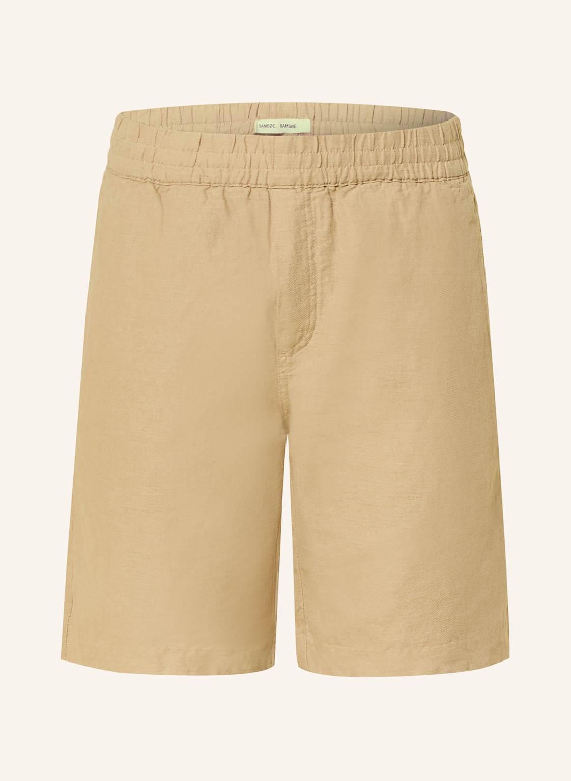Samsøe  Samsøe Shorts Smith Mit Leinen beige von SAMSØE  SAMSØE