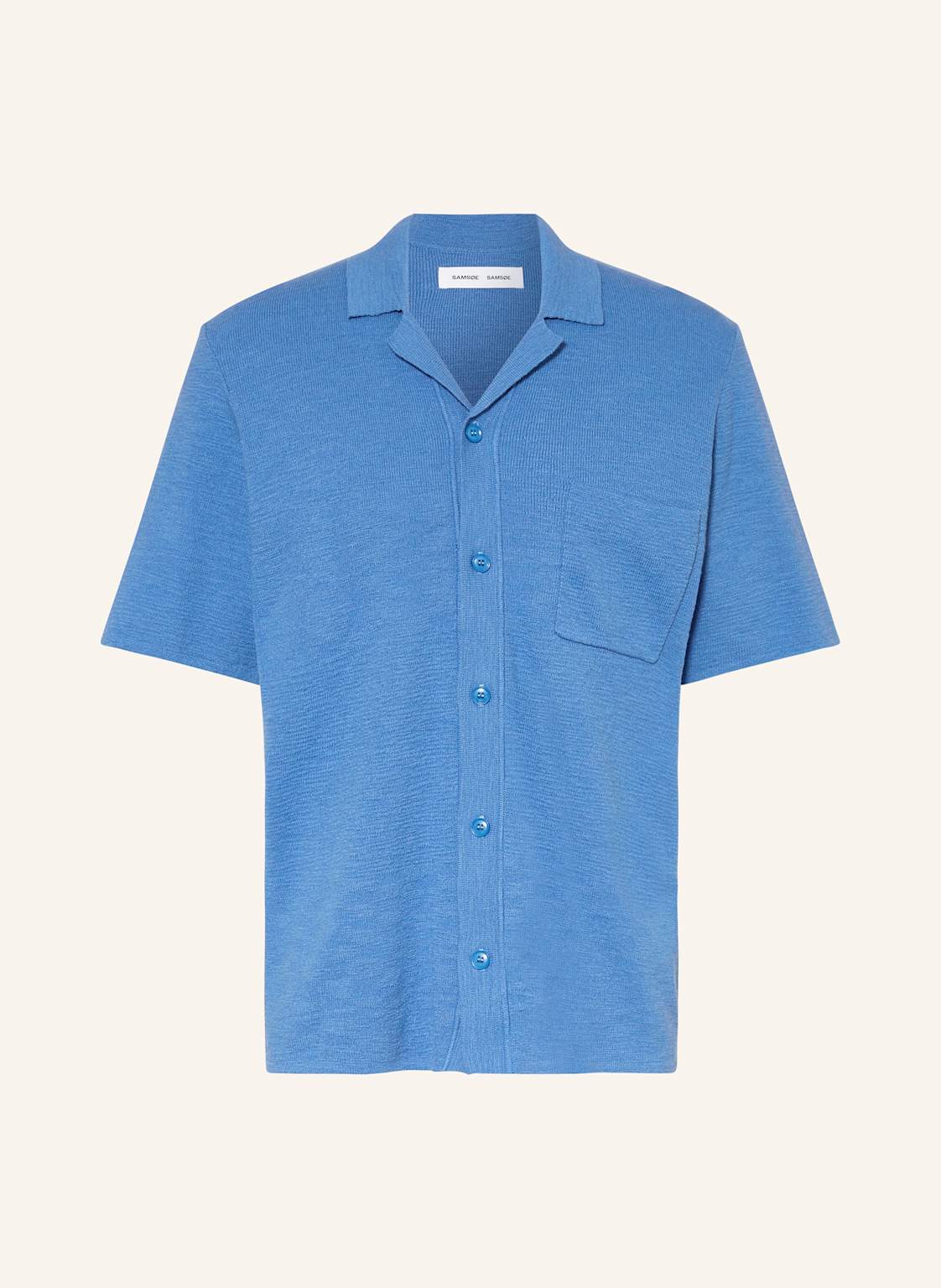 Samsøe Samsøe Strickhemd Salarry blau Samsøe Samsøe Strickhemd Salarry blau von SAMSØE SAMSØE