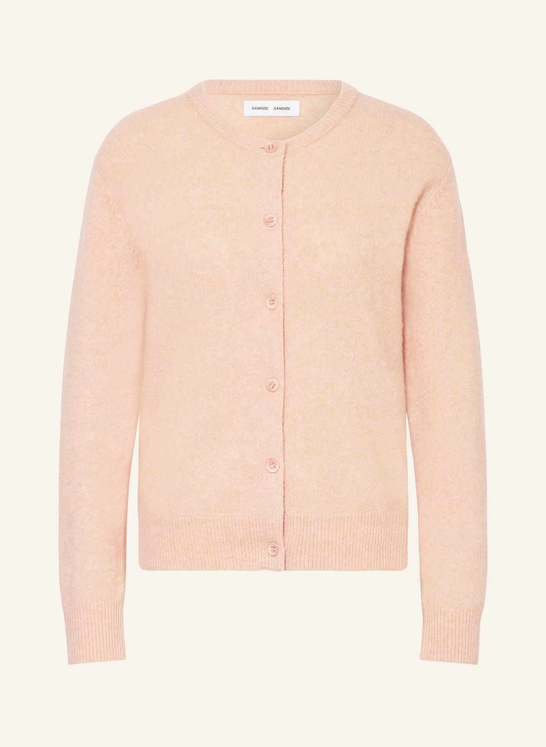 Samsøe  Samsøe Strickjacke Nor Mit Alpaka rosa von SAMSØE  SAMSØE