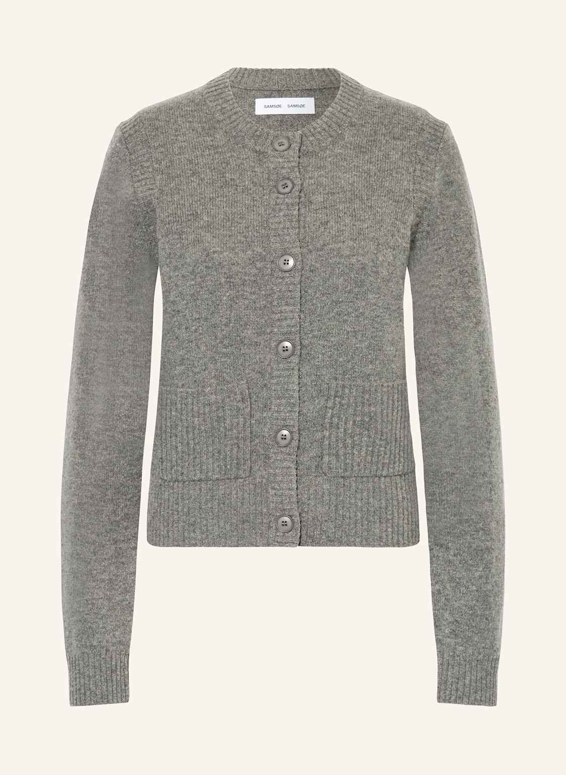 Samsøe  Samsøe Strickjacke Saelif grau von SAMSØE  SAMSØE