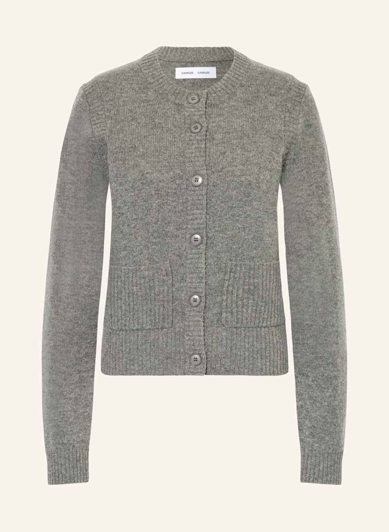 Samsøe  Samsøe Strickjacke Saelif grau von SAMSØE  SAMSØE