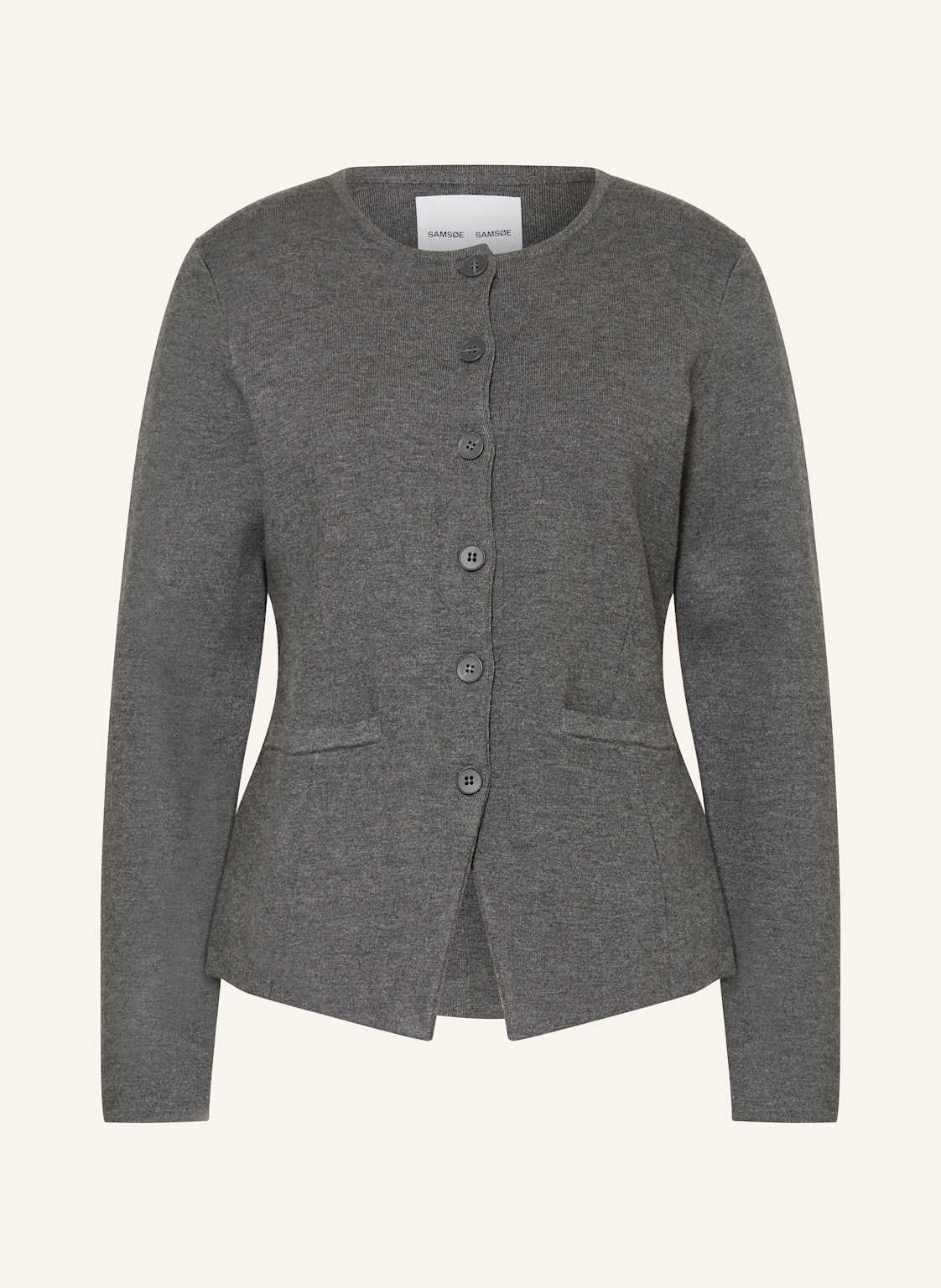 Samsøe  Samsøe Strickjacke Salula grau von SAMSØE  SAMSØE