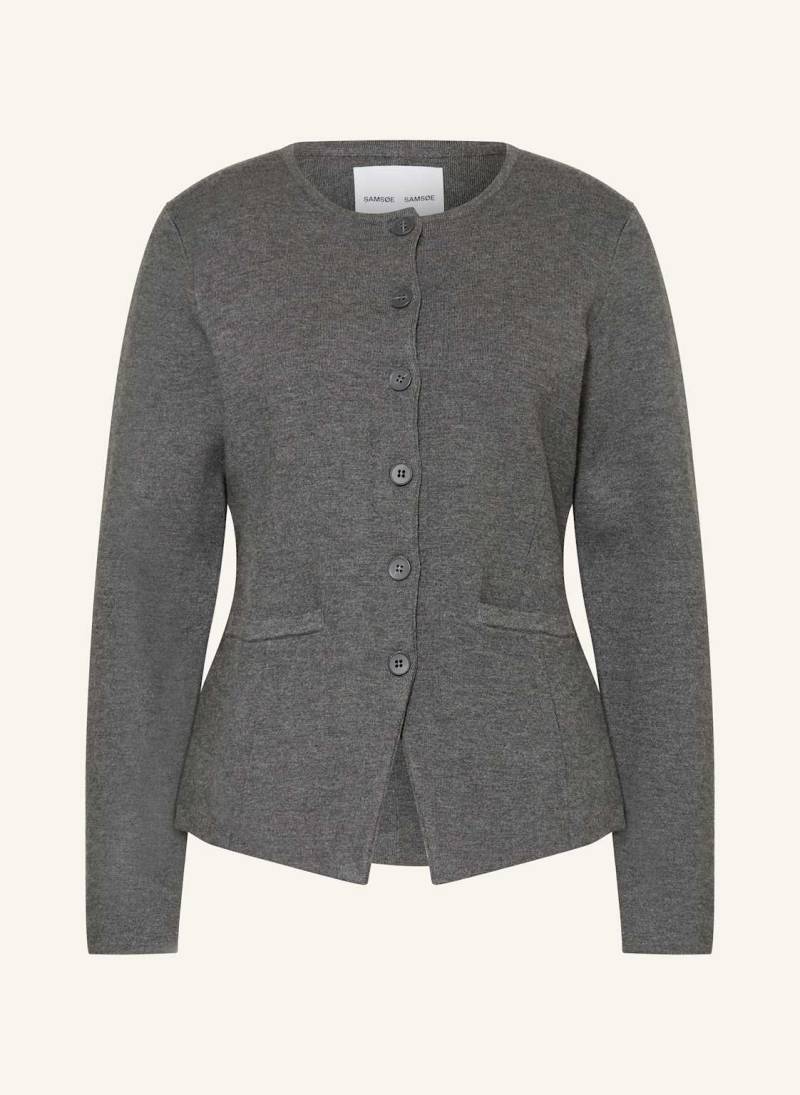 Samsøe  Samsøe Strickjacke Salula grau von SAMSØE  SAMSØE