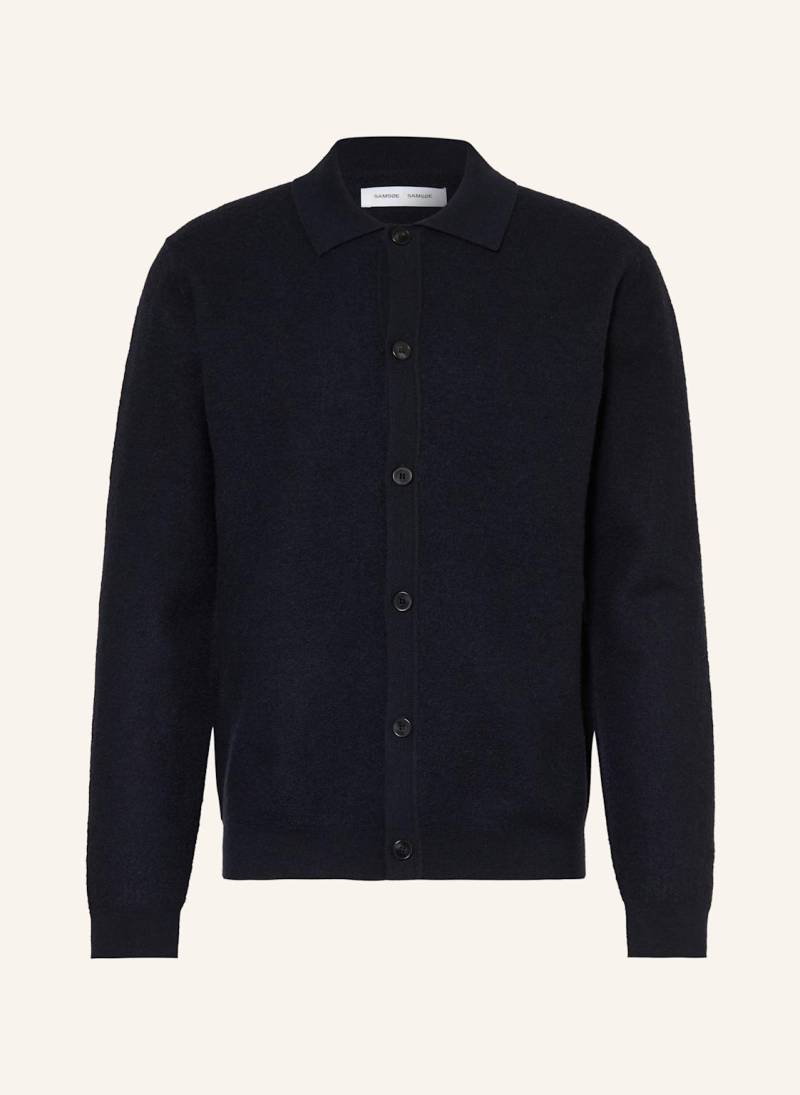 Samsøe Samsøe Strickjacke Sarichard blau Samsøe Samsøe Strickjacke Sarichard blau von SAMSØE SAMSØE
