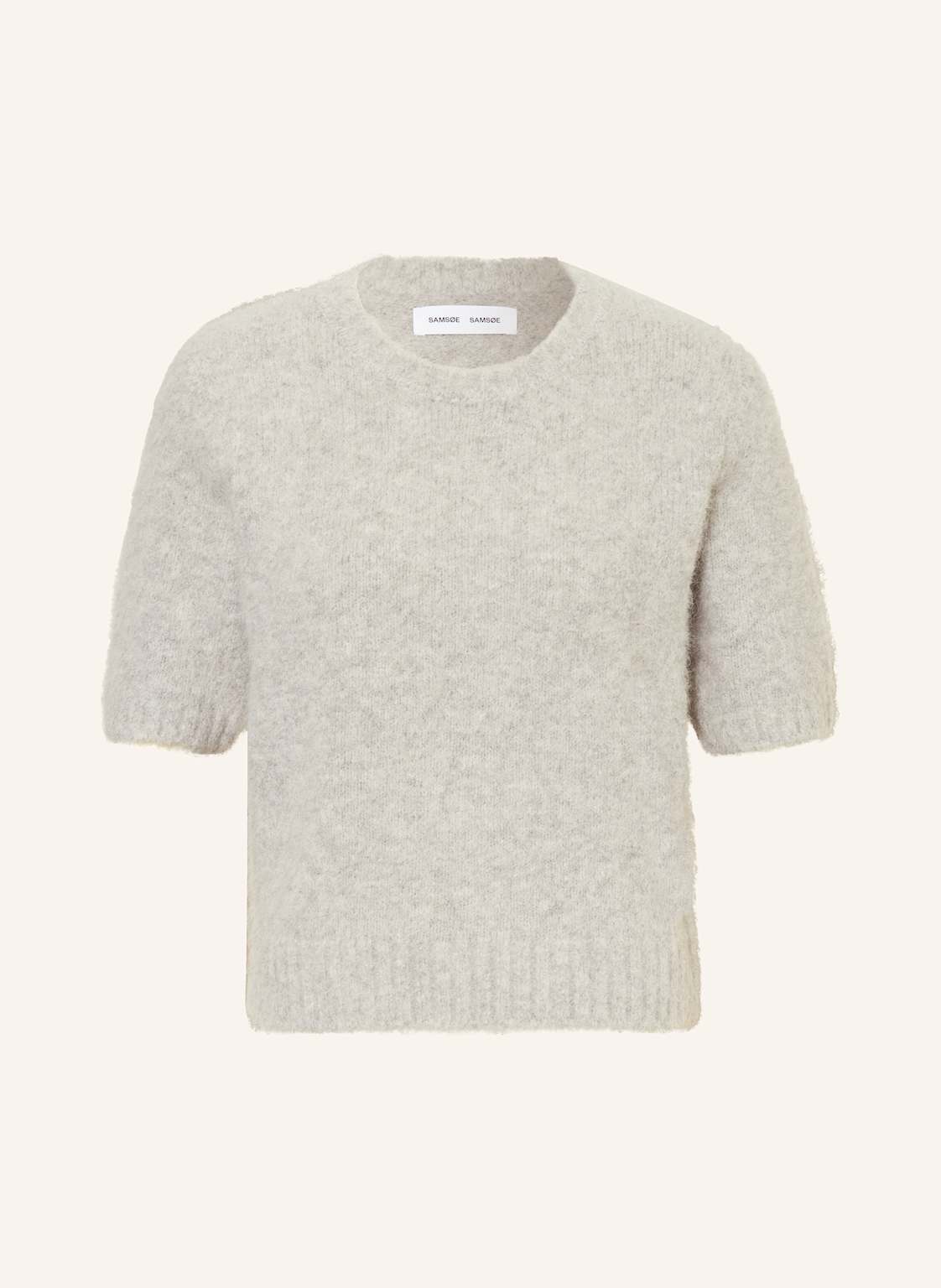 Samsøe  Samsøe Strickshirt Sajeanne Mit Alpaka grau von SAMSØE  SAMSØE