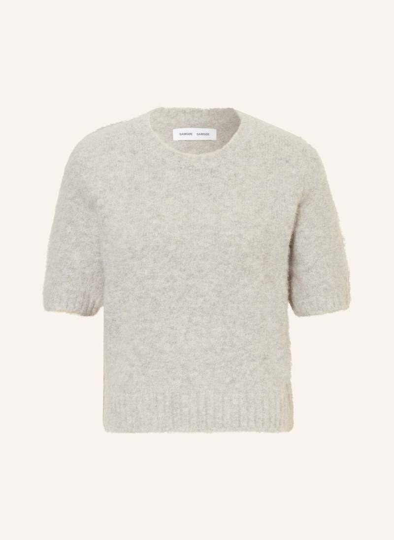 Samsøe  Samsøe Strickshirt Sajeanne Mit Alpaka grau von SAMSØE  SAMSØE