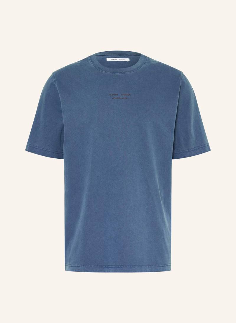 Samsøe  Samsøe T-Shirt Samarcus blau Samsøe  Samsøe T-Shirt Samarcus blau von SAMSØE  SAMSØE