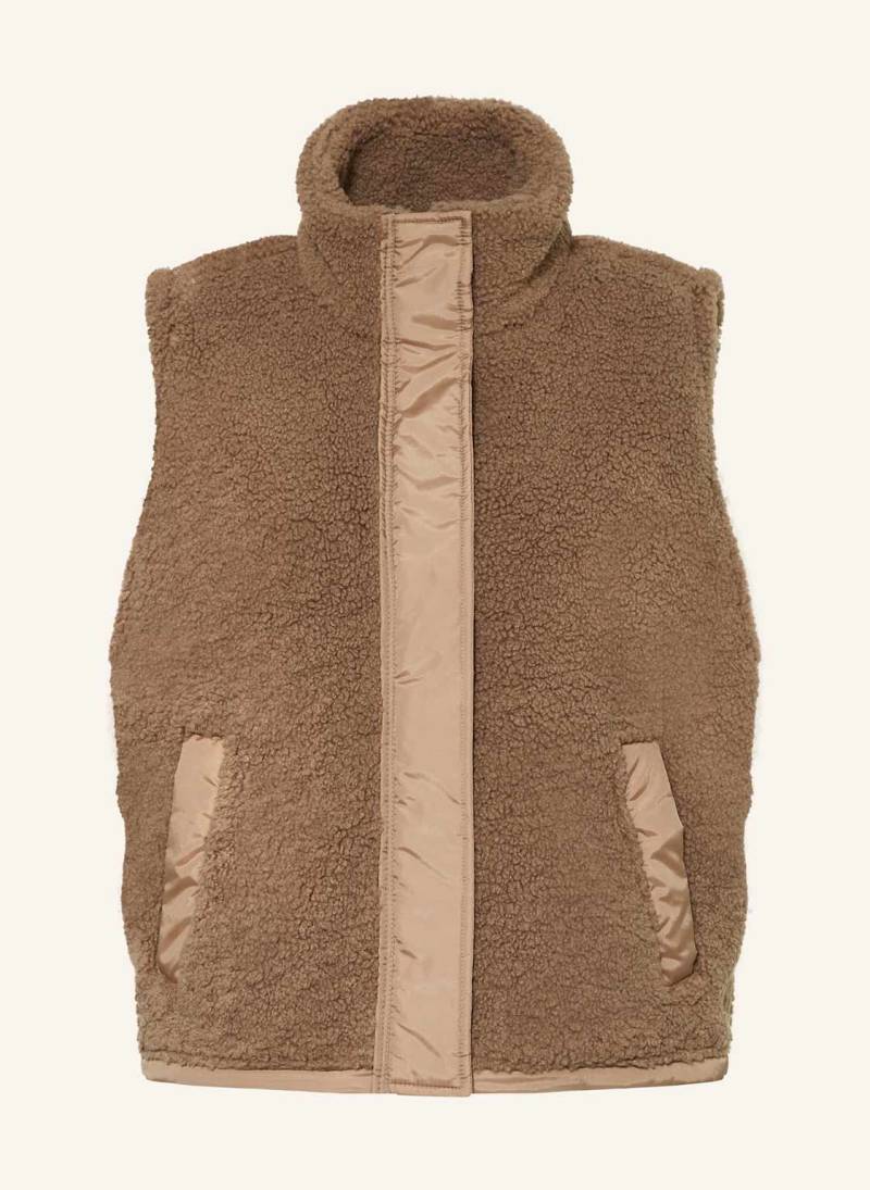 Samsøe  Samsøe Teddyfell-Weste beige von SAMSØE  SAMSØE