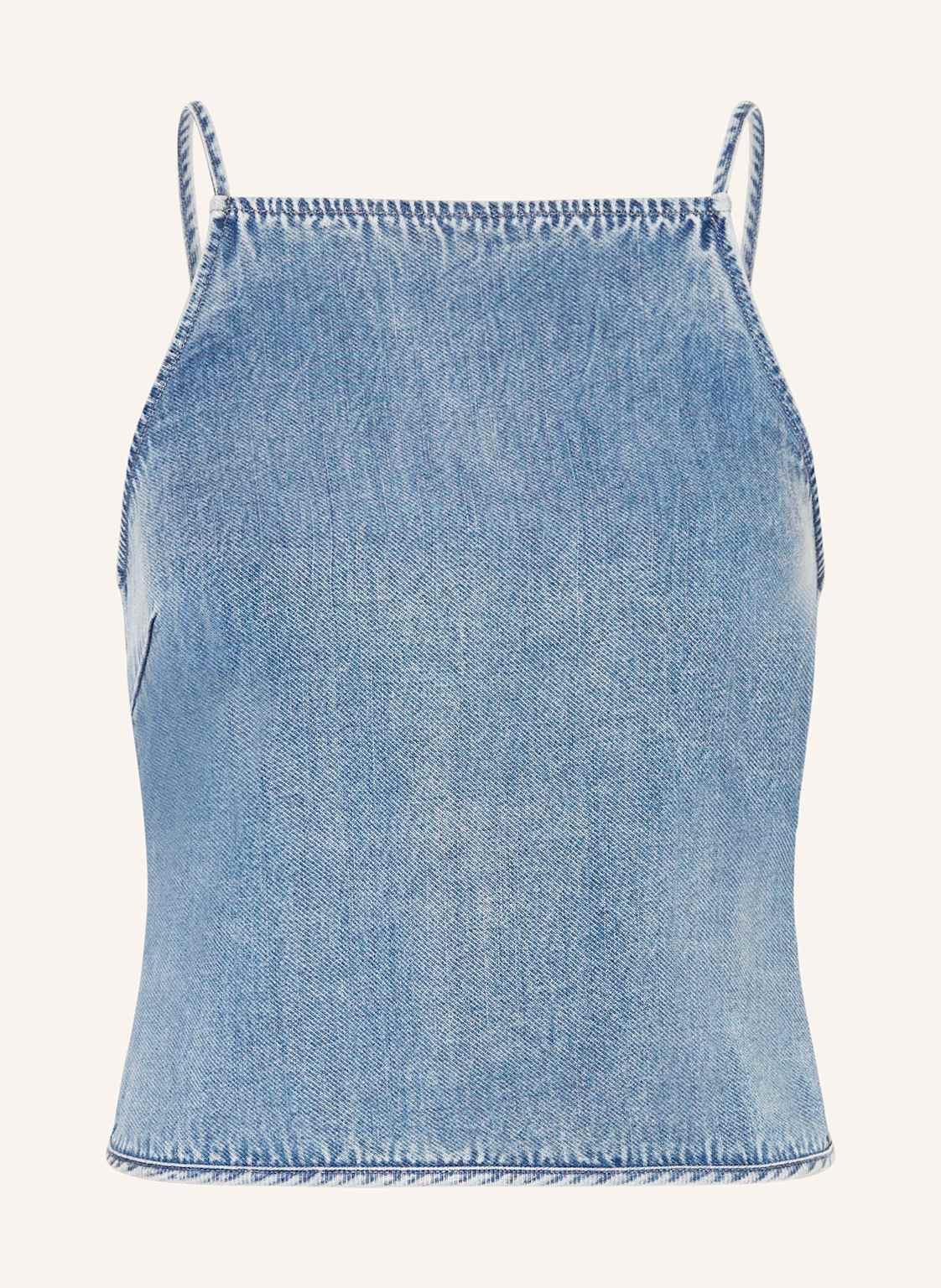 Samsøe Samsøe Top Sabellagio In Jeansoptik Mit Cut-Out blau Samsøe Samsøe Top Sabellagio In Jeansoptik Mit Cut-Out blau von SAMSØE SAMSØE