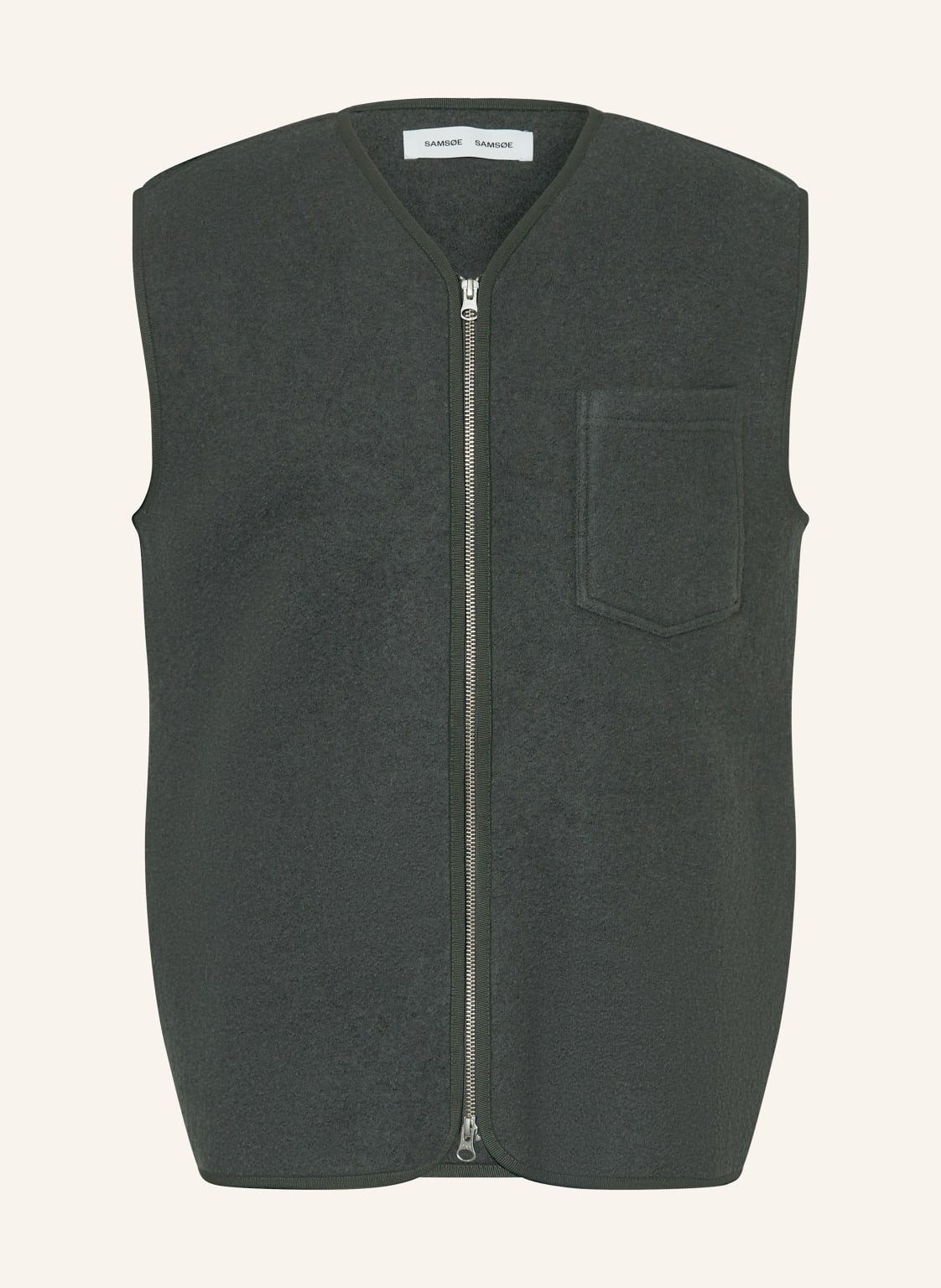 Samsøe  Samsøe Weste Sahannes gruen von SAMSØE  SAMSØE