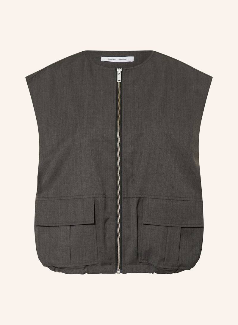 Samsøe  Samsøe Weste Sakelly grau von SAMSØE  SAMSØE