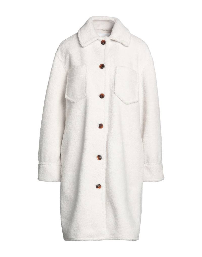 SAMSØE Φ SAMSØE Shearling- & Kunstfell Damen Hellgrau von SAMSØE Φ SAMSØE