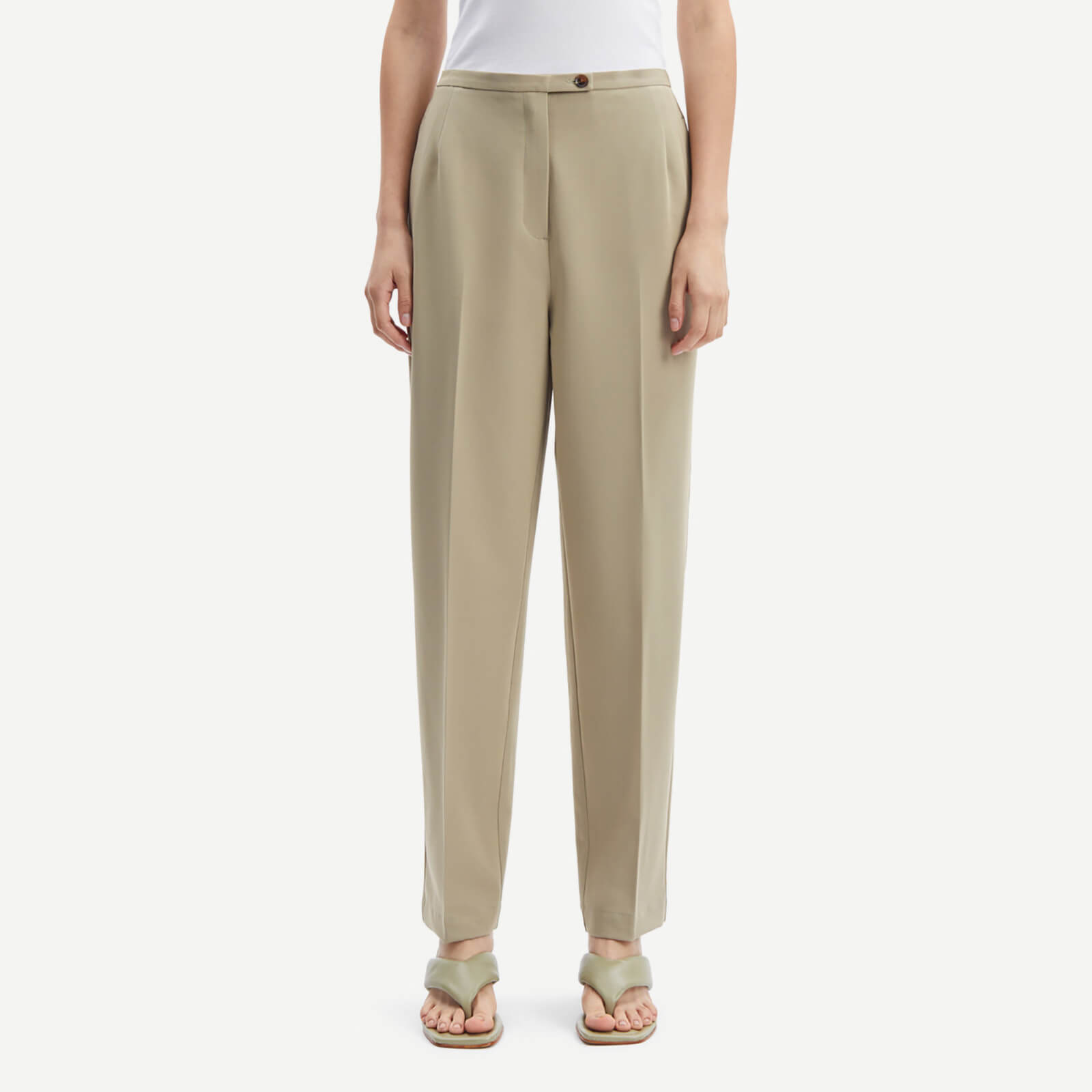 Samsøe Samsøe Hallie Crepe Tapered Trousers - L von Samsøe Samsøe