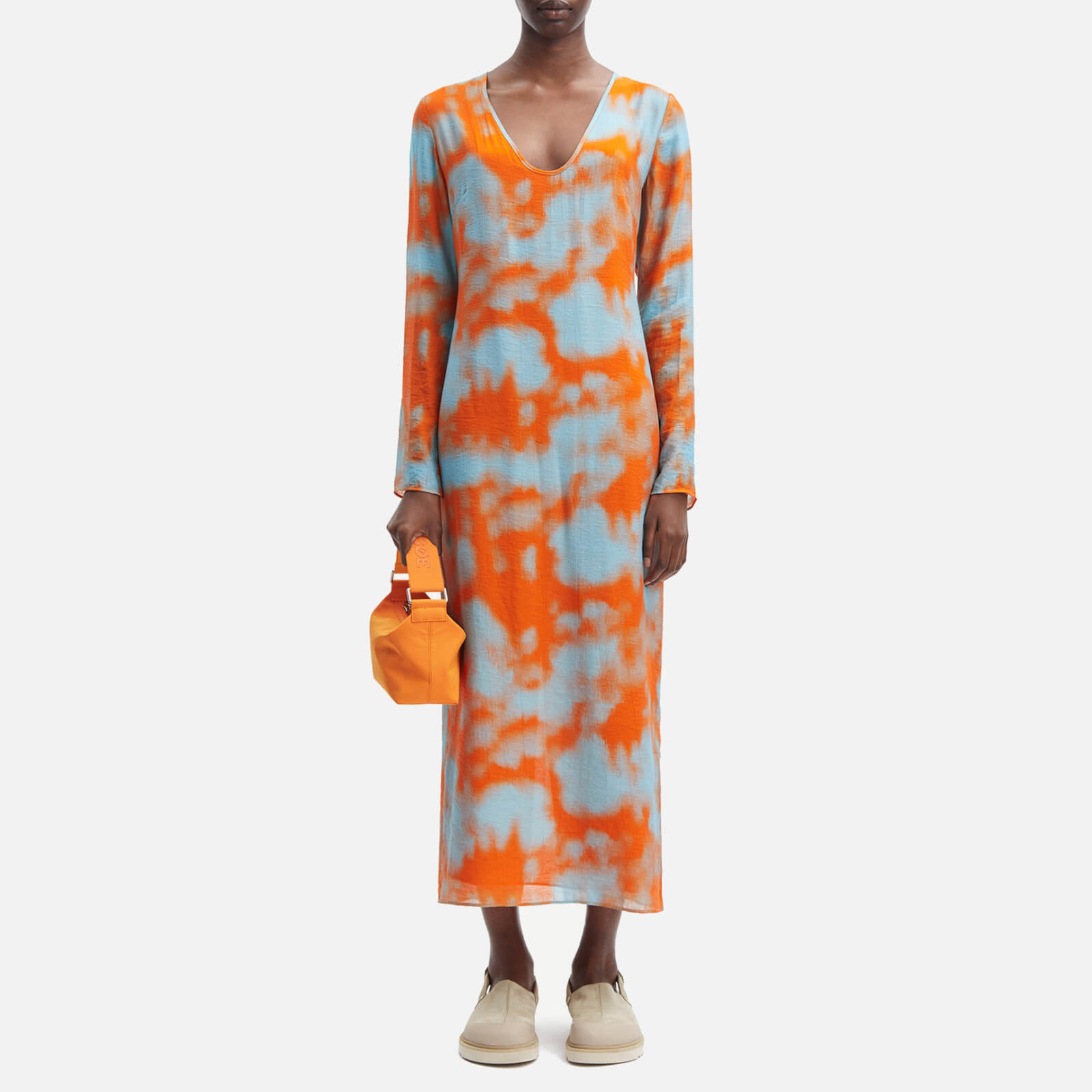 Samsøe Samsøe Alina Tie-Dye Chiffon Dress - L von Samsøe Samsøe