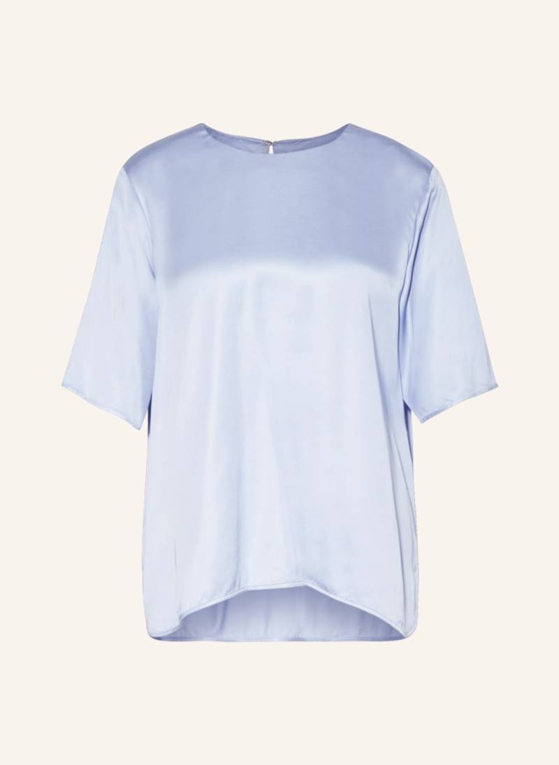 Samsøe  Samsøe Blusenshirt Denise Aus Satin blau von SAMSØE  SAMSØE