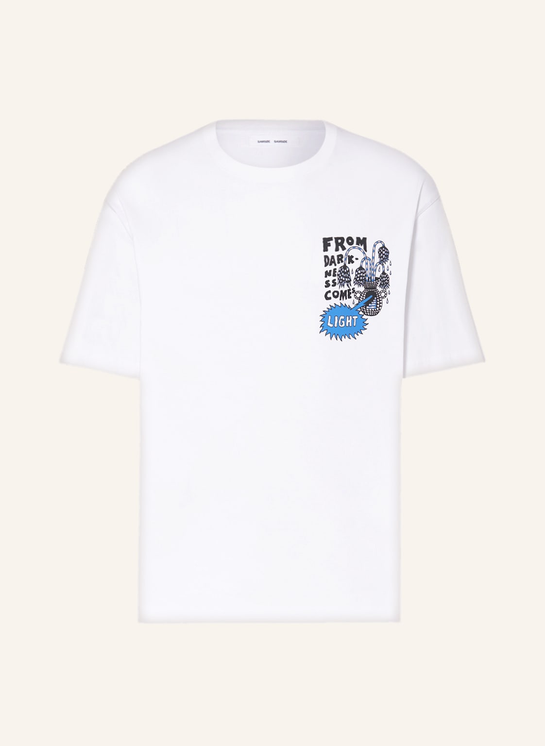 Samsøe  Samsøe T-Shirt Handsforfeet weiss von SAMSØE  SAMSØE