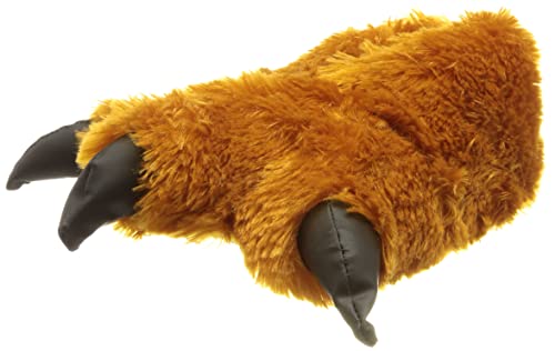 SAMs Plüsch Tier Hausschuhe Monster Kralle echt haarig Schlappen Pantoffel anti Rutsch Slipper hochwertig, TH-MK, Braun, 38/39 EU von SAMs