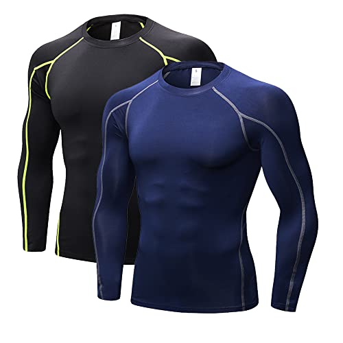 Herren Bodybuilding T - Shirt Slim Quick Dry Compression Shirt Short Sleeve Running Baselayer Top von SANANG
