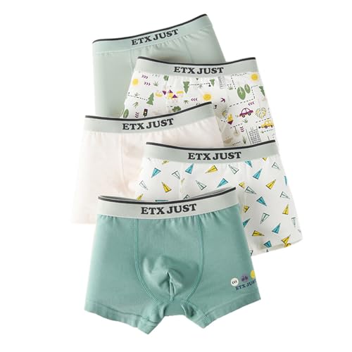 SANANG 5Pcs Baumwolle Boxer Briefs für Jungen 2-18 Jahre alt von SANANG