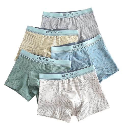 SANANG Calzoncillos Boxer para Niños, 5er-Pack, Algodón,Ropa Interior Niños Transpirable, 2-16Jahre von SANANG