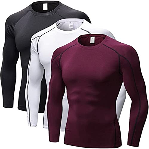 SANANG Men's Athletic Quick Dry Compression Base Layer Long Sleeve T-Shirt,Elastic,S-2XL, Camouflage, Rücken, weiß SANANG Men's Athletic Quick Dry Compression Base Layer Long Sleeve T-Shirt,Elastic,S-2XL, Camouflage, Rücken, weiß von SANANG