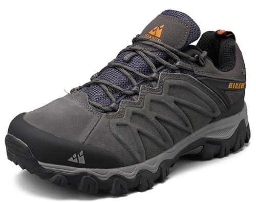 SANANG Herren Wanderstiefel Trekking Outdoor-Schuhe aus Wildleder mit Rutschfester Sohle | leicht atmungsaktiv zum Wandern, Jagen und für den taktischen Einsatz von SANANG