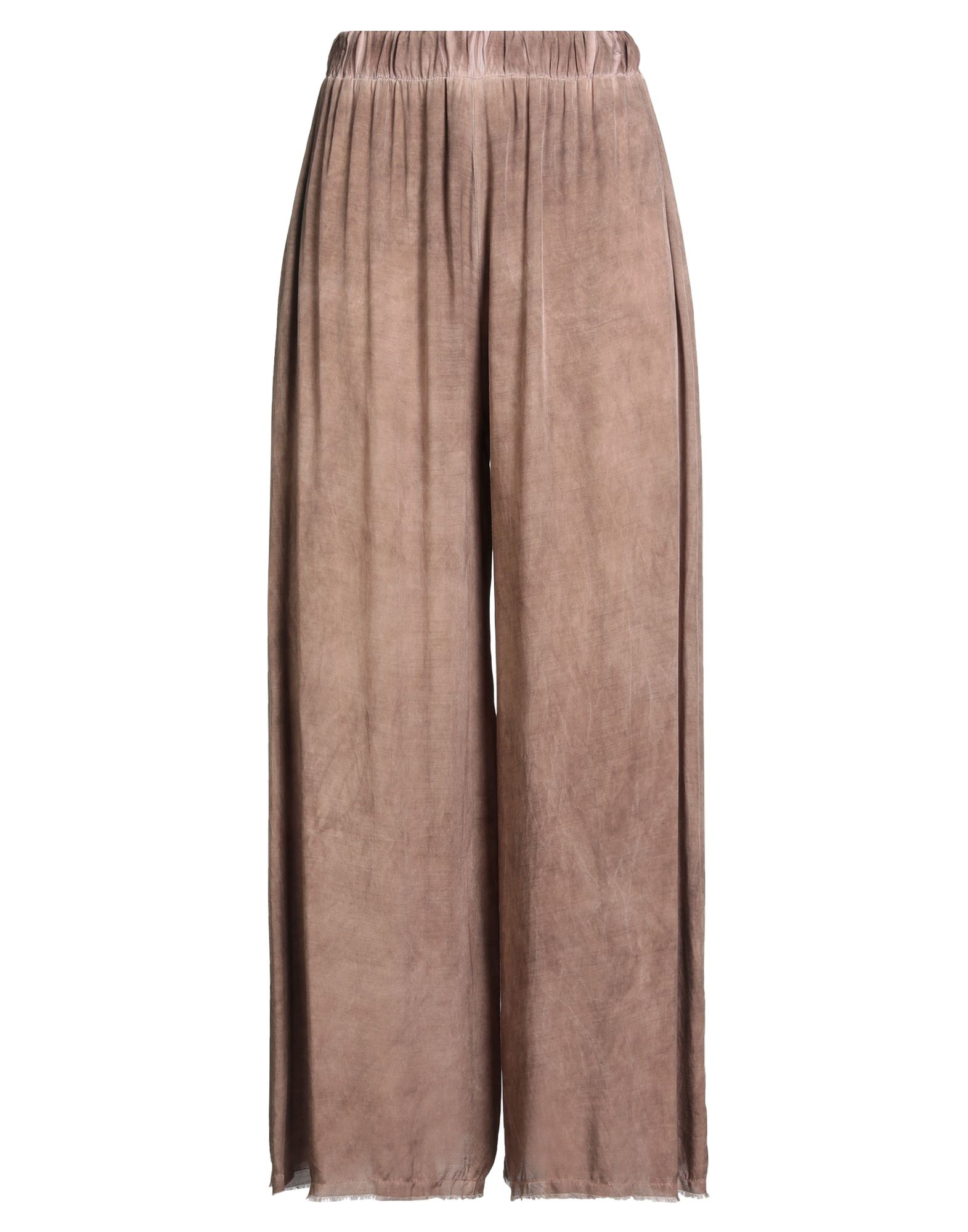 SANCTAMUERTE Hose Damen Hellbraun von SANCTAMUERTE