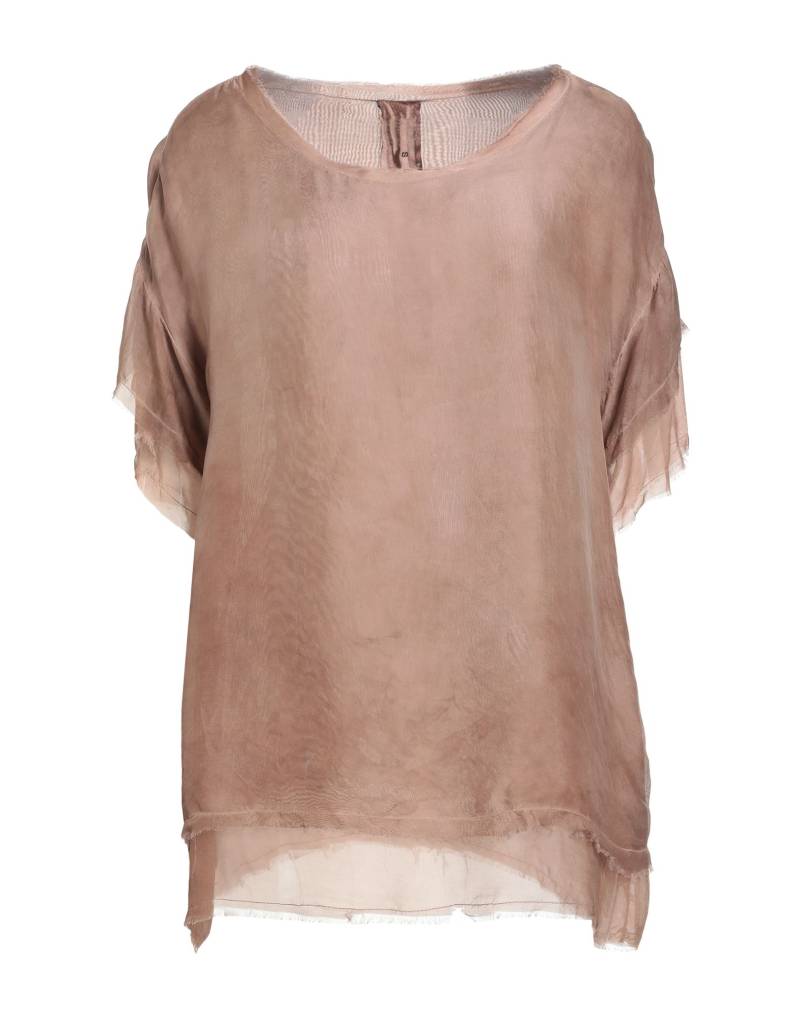 SANCTAMUERTE Top Damen Hellbraun von SANCTAMUERTE