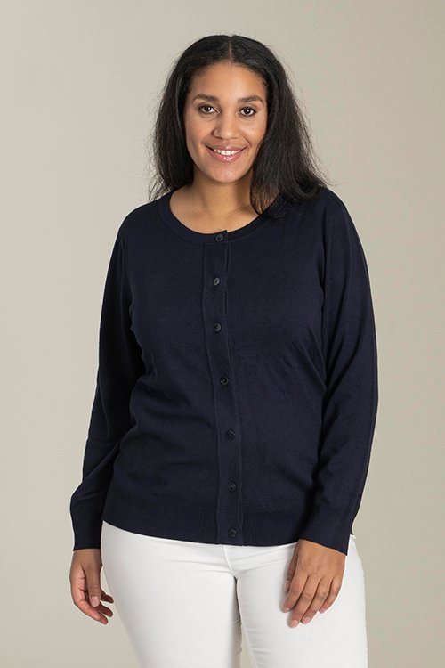 SANDGAARD Strickjacke mit Knopfleiste und in kurzer Form von SANDGAARD