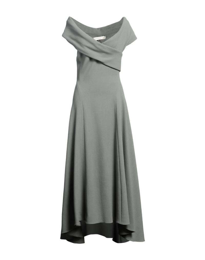 SANDRA MANSOUR Midi-kleid Damen Militärgrün von SANDRA MANSOUR