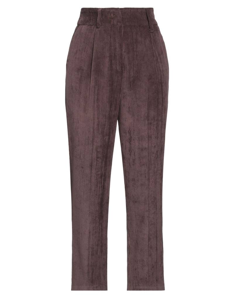 SANDRO FERRONE Hose Damen Dunkelbraun von SANDRO FERRONE