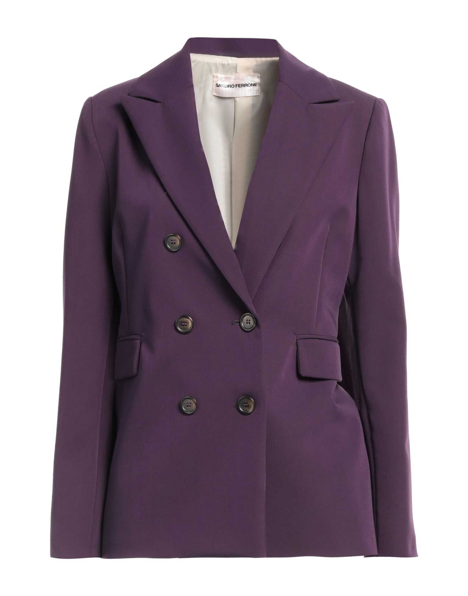 SANDRO FERRONE Blazer Damen Dunkelviolett von SANDRO FERRONE