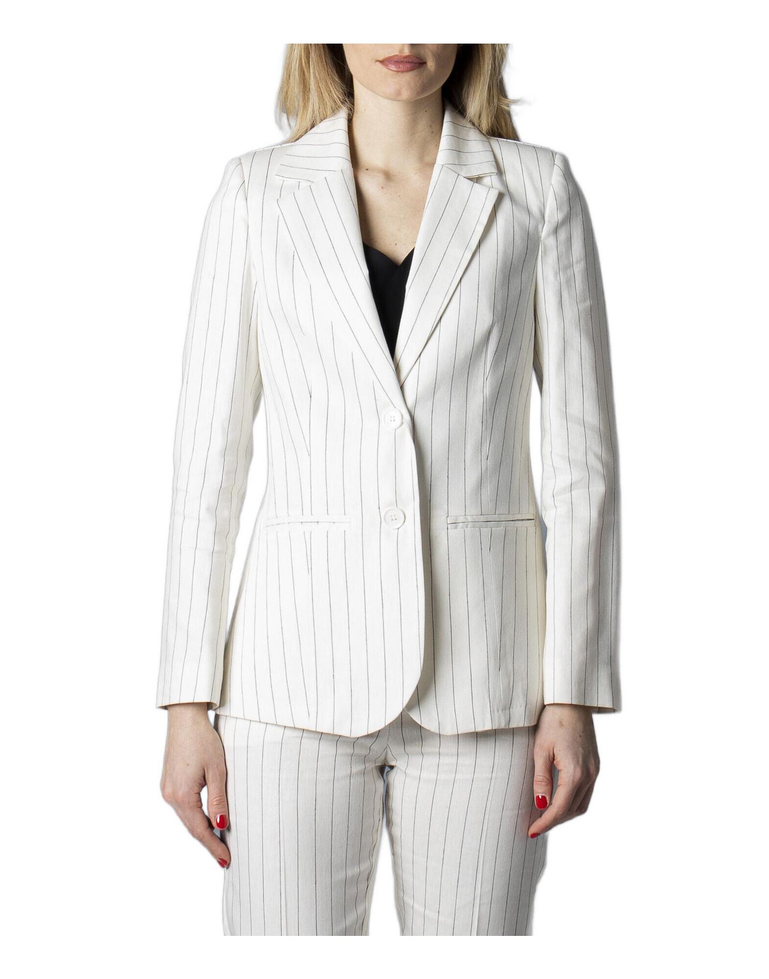 SANDRO FERRONE Blazer Damen Weiß von SANDRO FERRONE