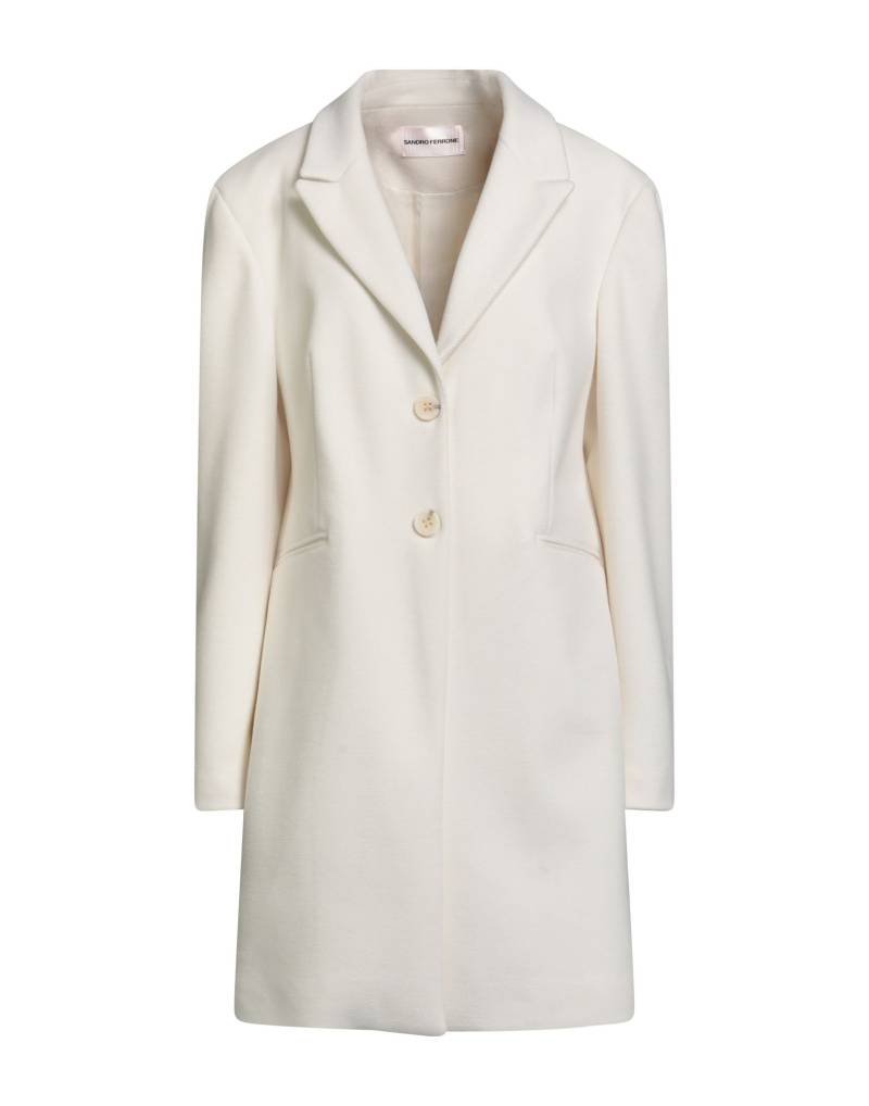 SANDRO FERRONE Mantel Damen Elfenbein von SANDRO FERRONE