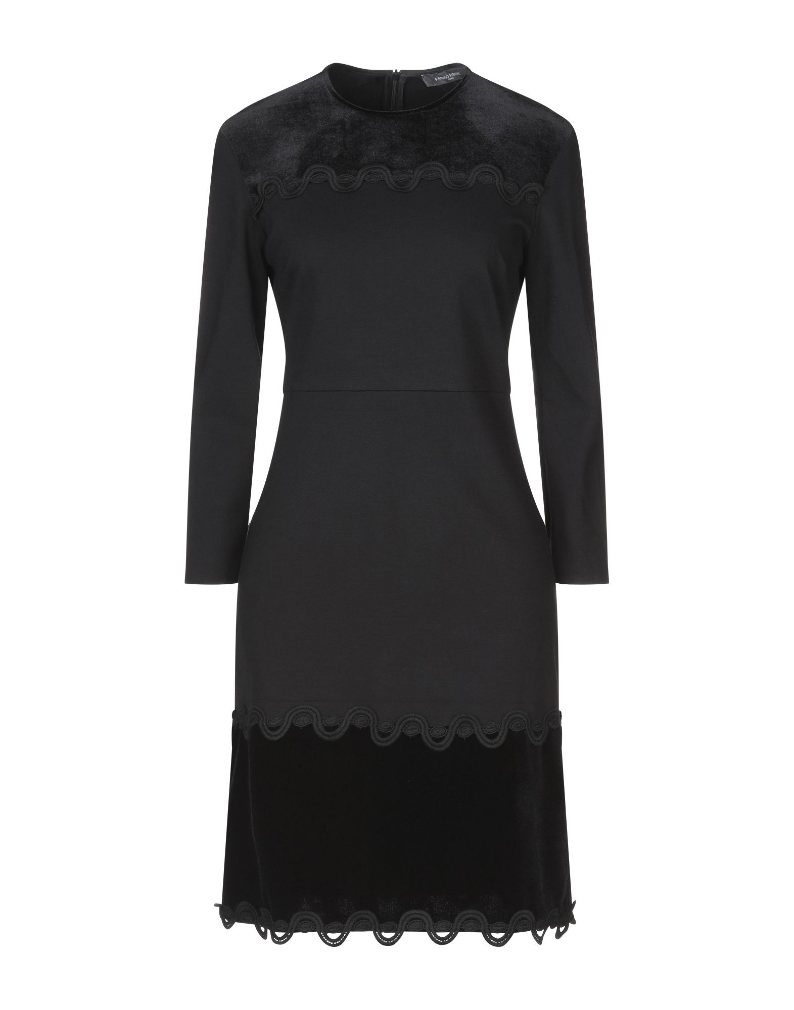 SANDRO FERRONE Mini-kleid Damen Schwarz SANDRO FERRONE Mini-kleid Damen Schwarz von SANDRO FERRONE