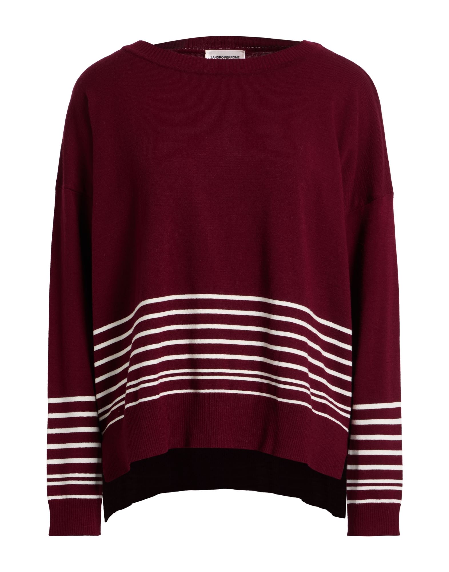SANDRO FERRONE Pullover Damen Bordeaux SANDRO FERRONE Pullover Damen Bordeaux von SANDRO FERRONE