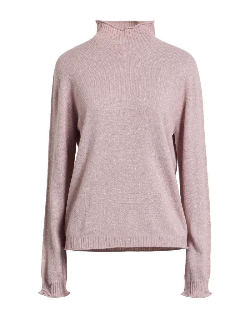 SANDRO FERRONE Rollkragenpullover Damen Rosa von SANDRO FERRONE